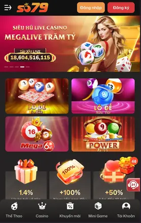 TẢI APP ứng dụng SO79,